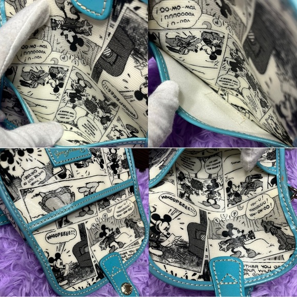 RARE DOONEY & BOURKE Women’s DISNEY Mickey Comics Wristlet/Wallet/Clutch - Picture 11 of 16